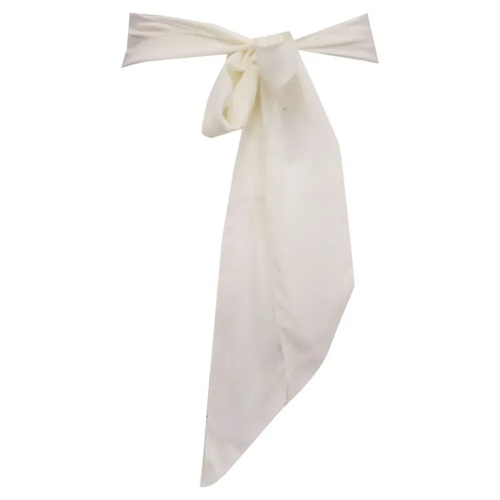 Zimmermann Flower Neck Scarf in Ivory Viscose